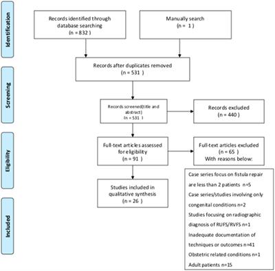 Acquired Rectourethral and Rectovaginal Fistulas in Children: A Systematic Review